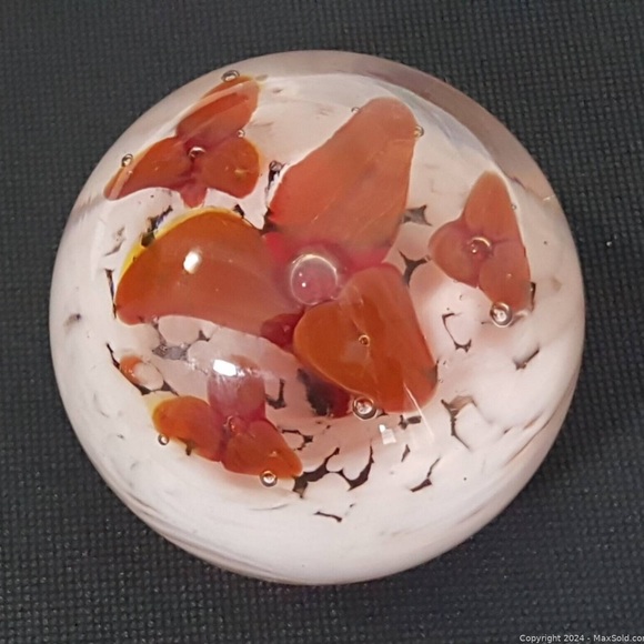 Vintage Blown Glass Paperweight - Picture 4 of 13